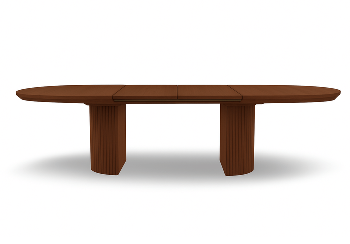 Stół rozkładany na ryflowanej nodze PAWEŁ T72 110x200-300 cm