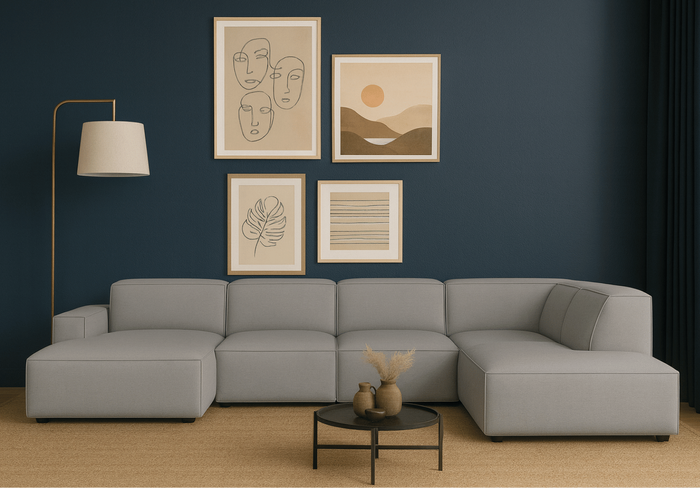 Narożnik lewostronny 7-osobowy LUCAS 364x262 cm