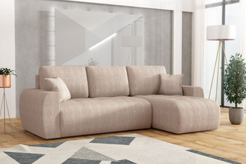 Narożnik z funkcją spania 250x142 cm L MOET mini