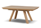 Stół prostokątny, drewniany, rozkładany MATEUSZ T75 100x180-380 cm