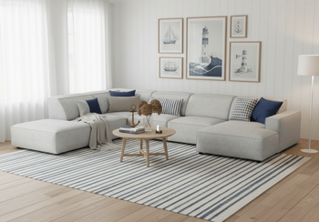 Narożnik prawostronny 7-osobowy LUCAS 364x262 cm