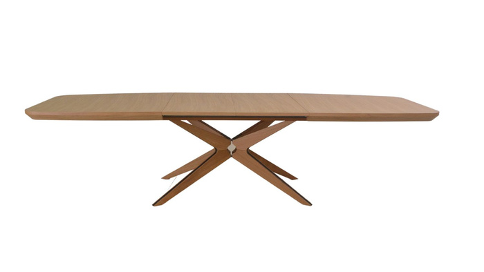 Stół rozkładany dębowy MIESZKO T78 110x200-300 cm