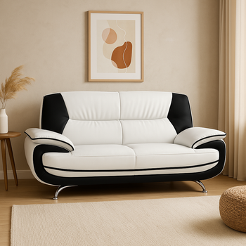 Nowoczesna tapicerowana sofa 2-osobowa do salonu ONYX