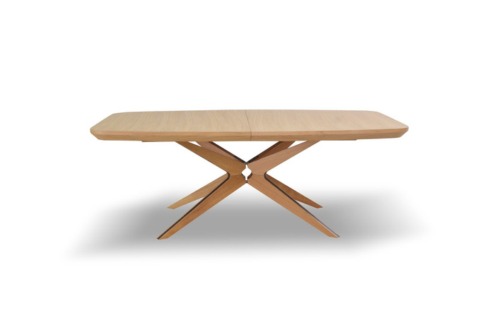 Rozkładany stół dębowy Mieszko110 cm x 200-300 cm T78