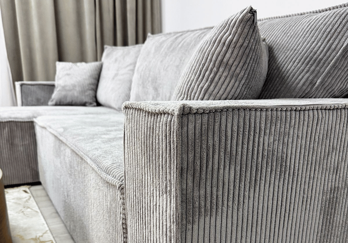 Narożnik uniwersalny z funkcją spania DENIS 244x142 cm