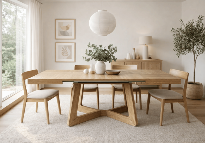 Stół kwadratowy, rozkładany OLGIERD T69 130-230 cm