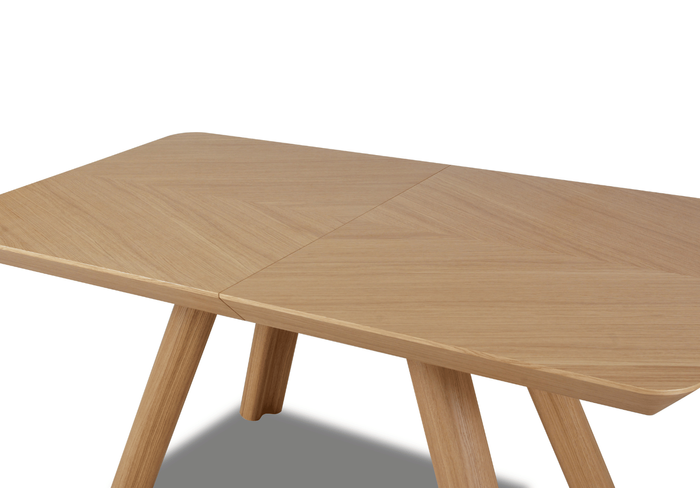 Stół prostokątny, drewniany, rozkładany MATEUSZ T75 100x180-380 cm