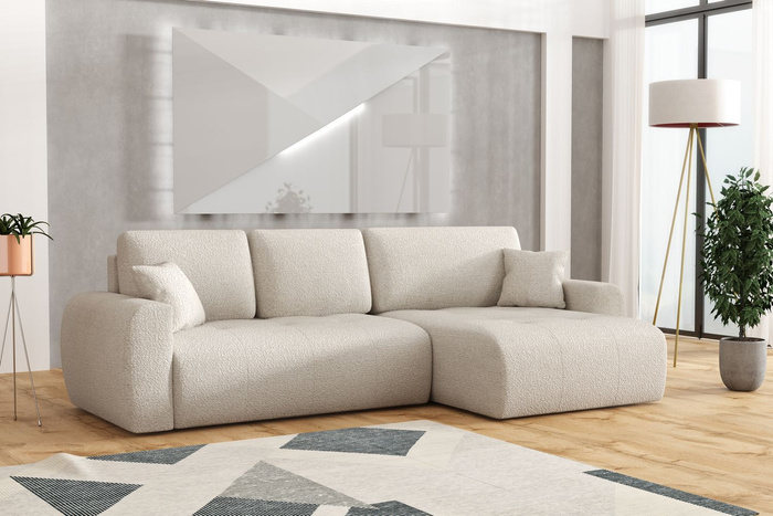 Narożnik z funkcją spania 250x142 cm L MOET mini