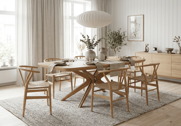 Stół rozkładany dębowy MIESZKO T78 110x200-300 cm