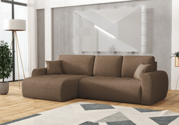 Narożnik lewostronny z funkcją spania L MOET mini 250x142 cm