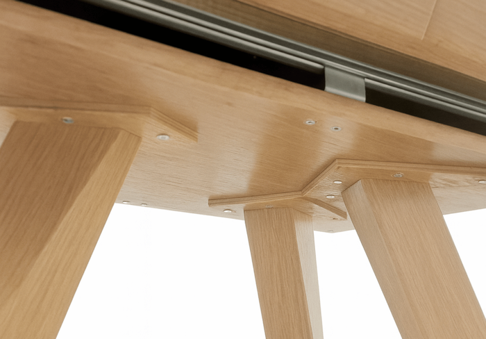 Stół prostokątny, rozkładany TADEUSZ T39 100x180-380 cm