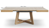 Stół Olgierd kwadratowy, rozkładany 130 - 230 cm T69