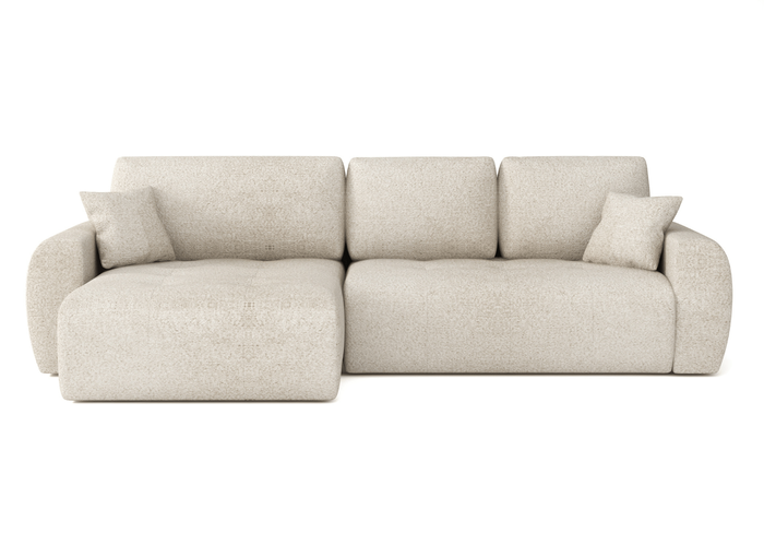 Narożnik lewostronny z funkcją spania L MOET mini 250x142 cm