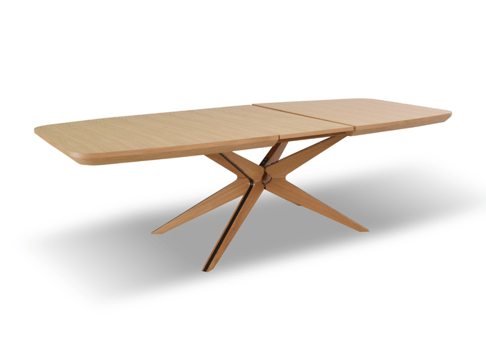 Stół rozkładany dębowy MIESZKO T78 110x200-300 cm