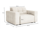 FOTEL BERGO 124x102x70