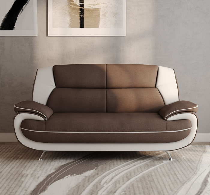 Nowoczesna tapicerowana sofa 2-osobowa do salonu ONYX