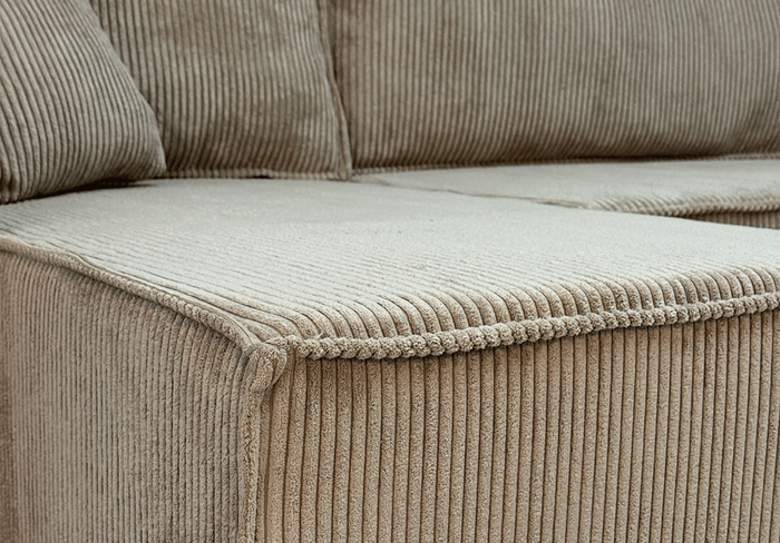 Narożnik uniwersalny z funkcją spania DENIS 244x142 cm