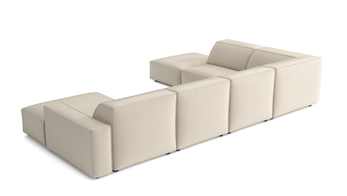 Narożnik duży z pufą Lucas 364x262 cm