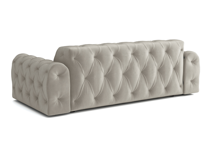 Sofa 4-osobowa z eleganckimi pikowaniami CANDY 255x107 cm