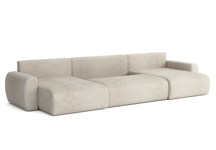 Narożnik z funkcją spania U MOET 342x142 cm