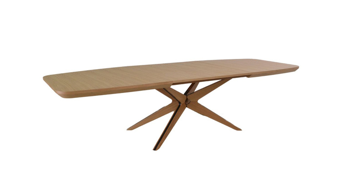 Rozkładany stół dębowy Mieszko110 cm x 200-300 cm T78