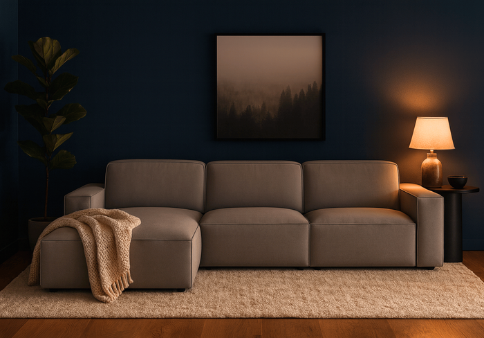 Narożnik 3-osobowy lewostronny LUCAS 284x166 cm