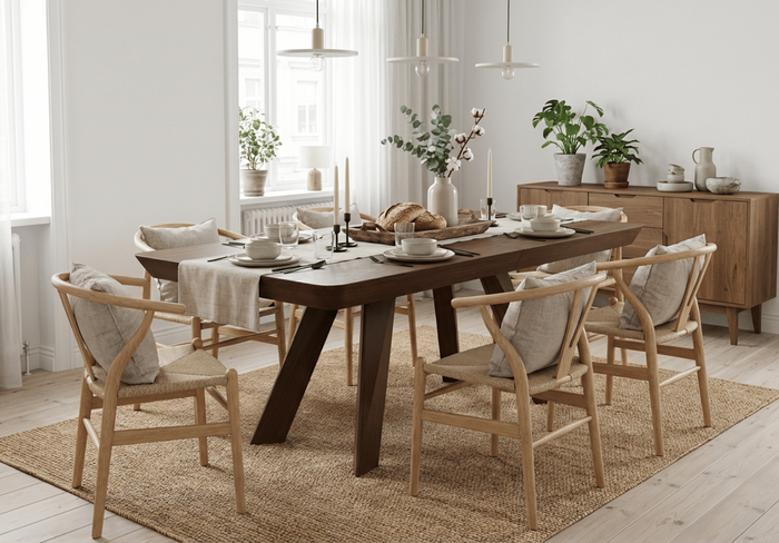 Stół prostokątny, rozkładany TADEUSZ T39 100x180-380 cm