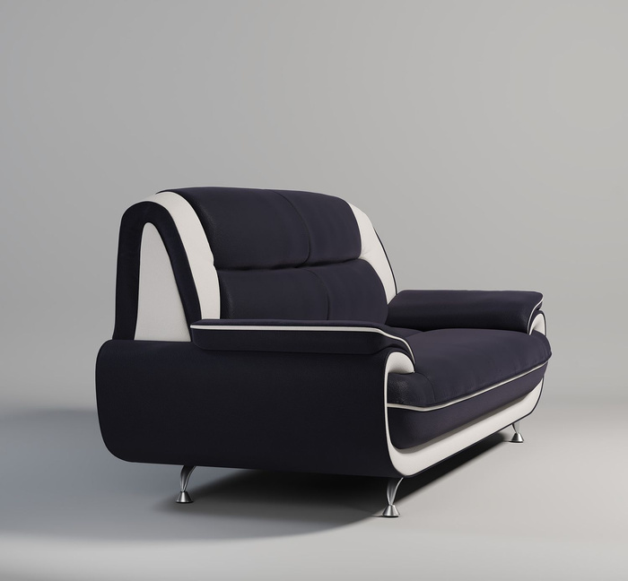  Nowoczesna tapicerowana sofa 3-osobowa do salonu ONYX