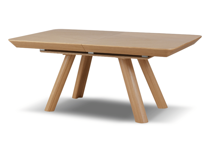 Stół prostokątny, drewniany, rozkładany MATEUSZ T75 100x180-380 cm