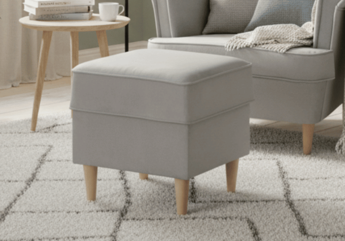 Pufa z pikowaniem RIO 40x43 cm