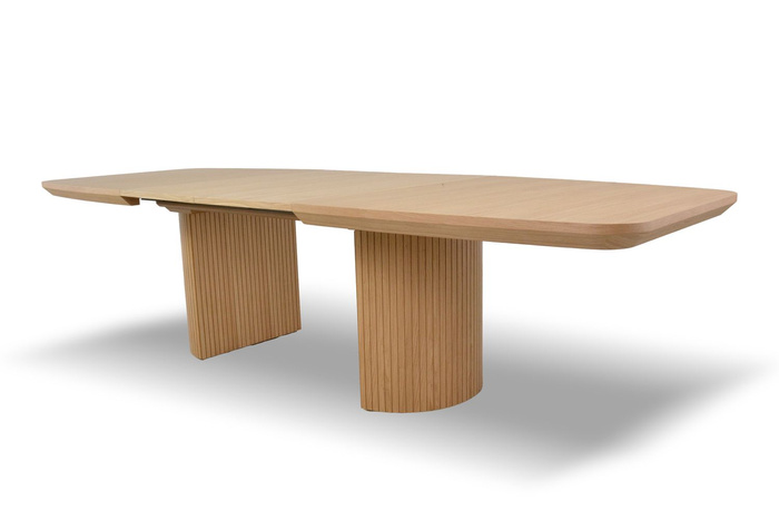 Stół Piotr rozkładany na ryflowanych nogach 110 cm x 200 - 300 cm T71