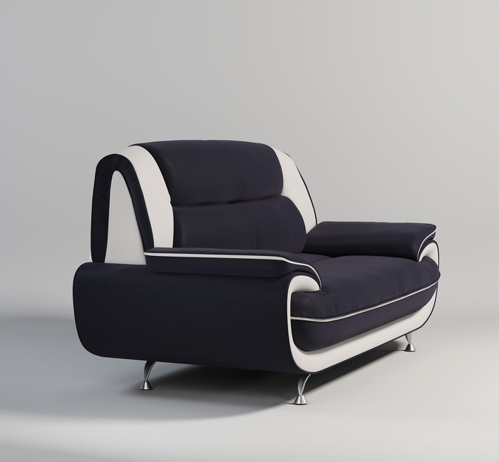  Nowoczesna tapicerowana sofa 2-osobowa do salonu ONYX