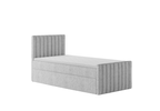 Łóżko pojedyncze kontynentalne boxspring HERA 83x218 cm