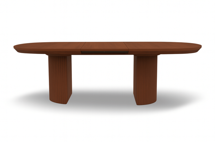 Stół rozkładany na ryflowanej nodze PAWEŁ T72 110x200-300 cm