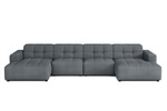 Duży modułowy narożnik Bergo U 364x166 cm