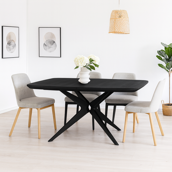 Rozkładany stół dębowy Mieszko110 cm x 200-300 cm T78