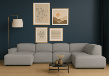 Narożnik lewostronny 7-osobowy LUCAS 364x262 cm