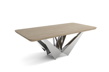 STÓŁ DĘBOWY NA METALOWYCH NOGACH PRESTON