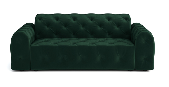 Stylowa sofa 3 osobowa z eleganckimi pikowaniami Candy 230x94 cm