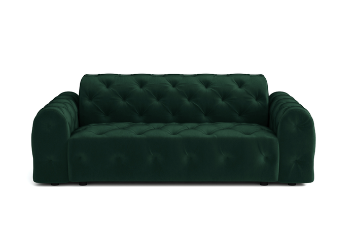 Sofa 4-osobowa z eleganckimi pikowaniami CANDY 255x107 cm