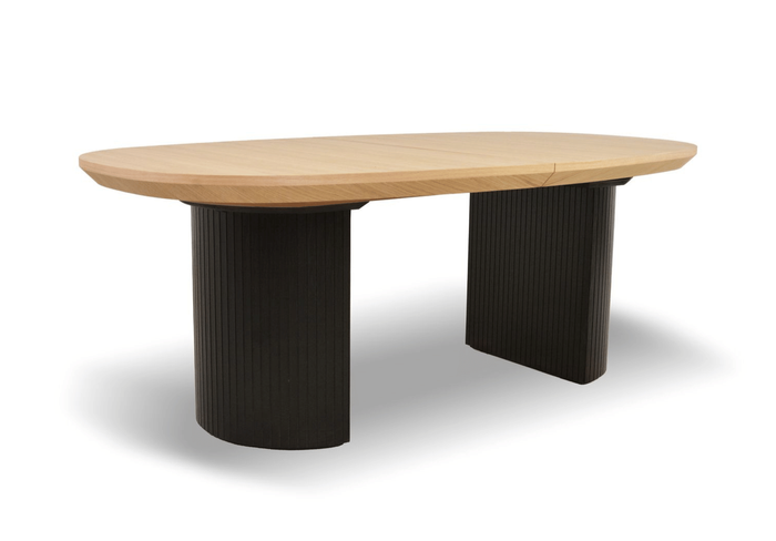 Stół rozkładany na ryflowanej nodze PAWEŁ T72 110x200-300 cm