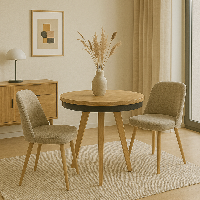 Stół okrągły, rozkładany PATRYK T70 - 100-200 cm