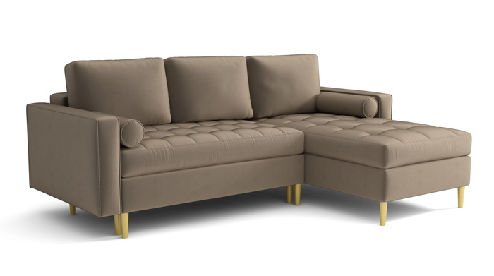 Elegancki narożnik z funkcją spania Florencja 240x175 cm 