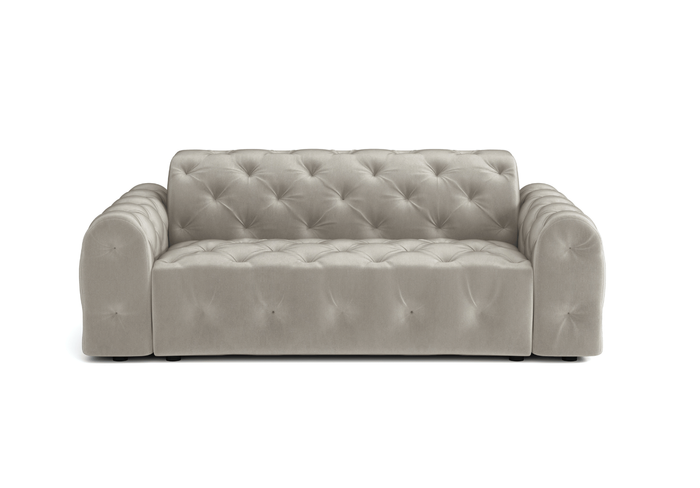 Sofa 3-osobowa z eleganckimi pikowaniami CANDY 230x107 cm