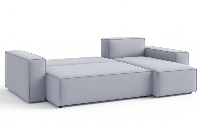 Narożnik uniwersalny z funkcją spania DENIS 244x142 cm