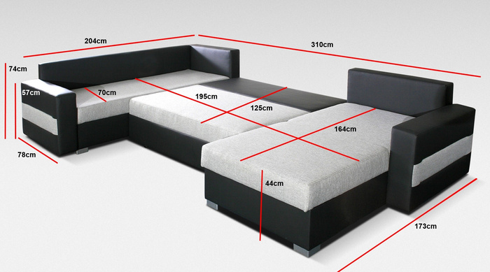 NAROŻNIK SOUL 310x204 cm