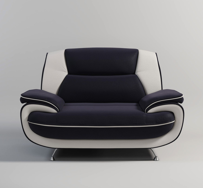 Nowoczesny tapicerowany fotel do salonu ONYX