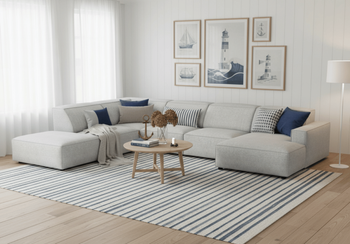 Narożnik prawostronny 7-osobowy LUCAS 364x262 cm