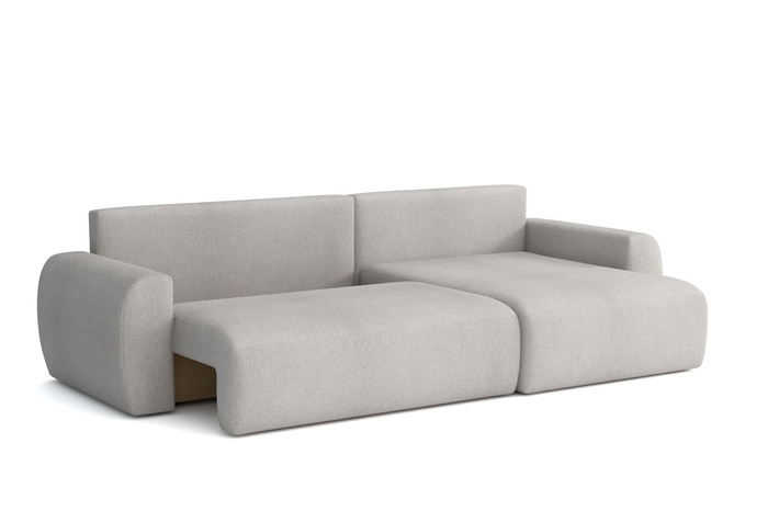 Narożnik prawostronny z funkcją spania DORATO L 250x142 cm