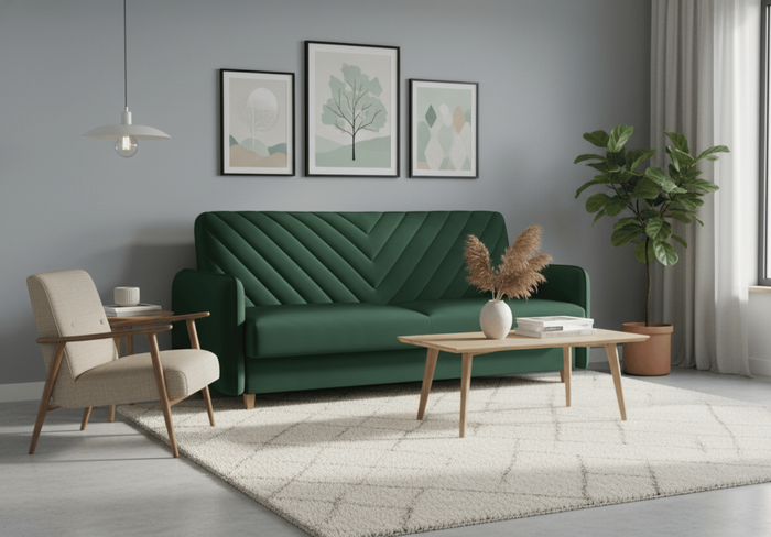 Wersalka z funkcją spania LOREN 210x97 cm